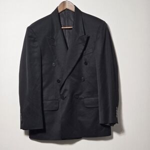 Vintage Oscar De Le Renta Double Breasted Sport Blazer Jacket